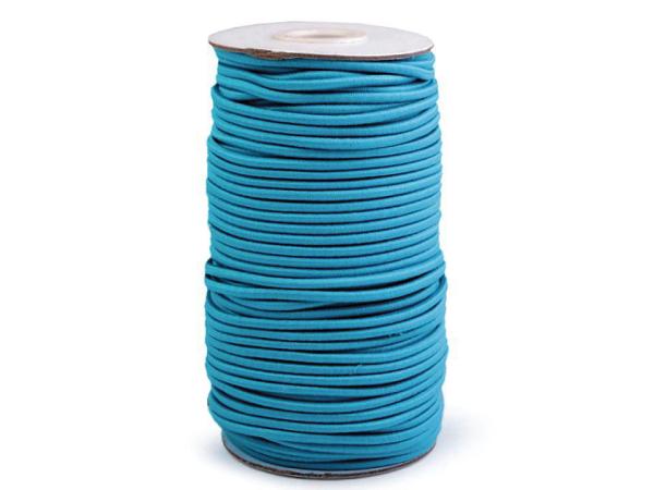 Gummikordel rund Ø3 mm MAGGIE - Azur